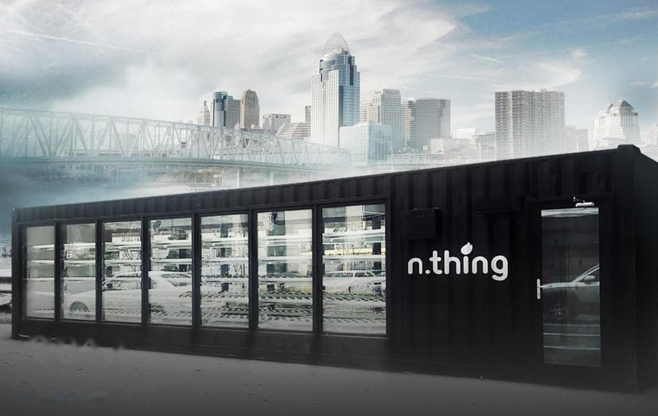 2017 — N.THING own vertical farm, 1 modules